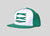 Green & White Snapback