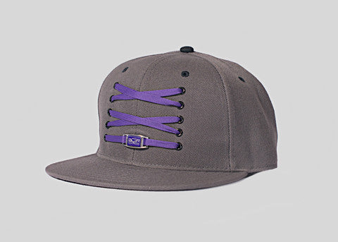 Charcoal & Purple Fitted