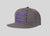 Charcoal & Purple Fitted