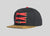 ICONS - Super Crew - Black & Gold Elephant Print Snapback